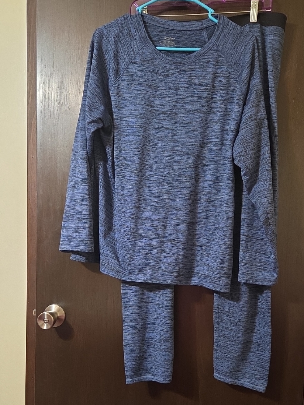 Climate Right ladies  2 piece pajamas blue XL